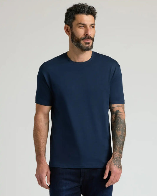 Pima Cotton Blend Crew 2-Pack