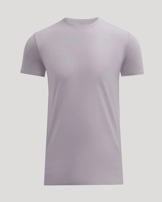 Minimal Gray Tall Pima Cotton Blend Crew