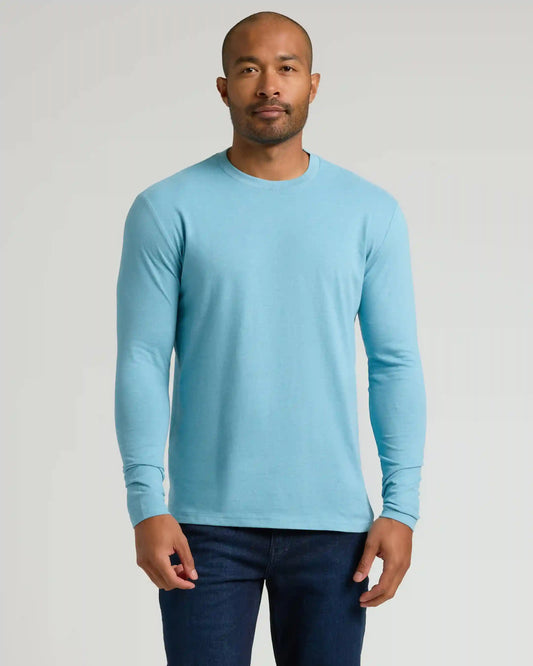 Heather Voyager Classic Long Sleeve Crew Neck