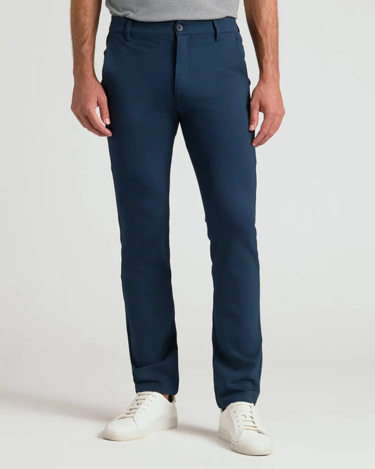 Navy Slim Comfort Knit Chino Pant