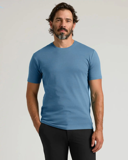 Pima Cotton Blend Crew 2-Pack