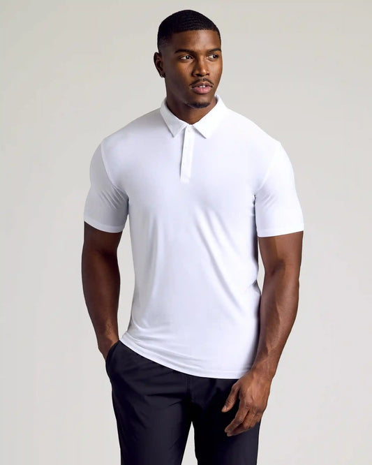 White Tall Active Polo 3-Pack